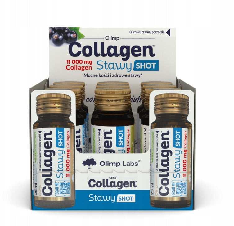 Olimp COLLAGEN JOINTS 9x25ml COLLAGEN VITAMINS MINERALS Vitamin C Currant Brand Olimp Laboratories