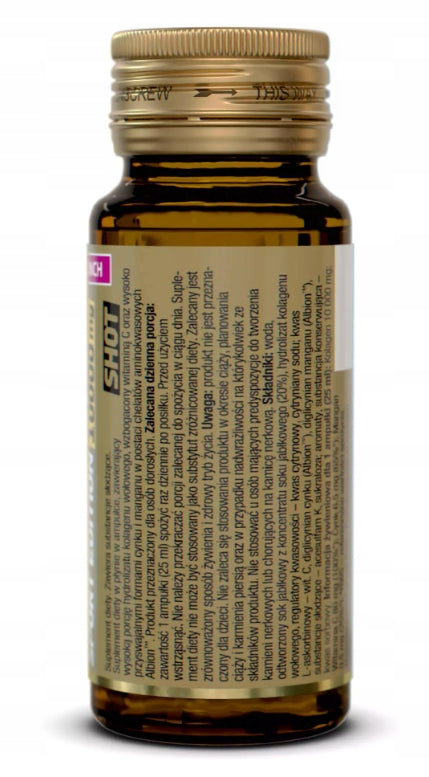Olimp Collagen Sport Edition Shot 25ml Collagen Healthy Joints Vitamin Packaging status original