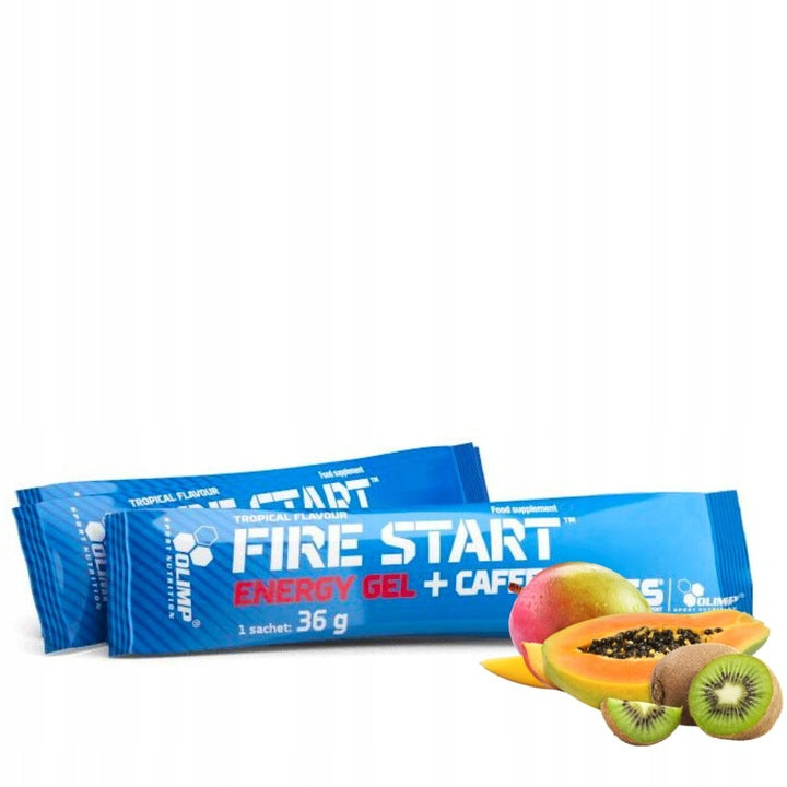 Olimp FIRE START ENERGY GEL + CAFFEINE ENERGY GEL 36g Tropical