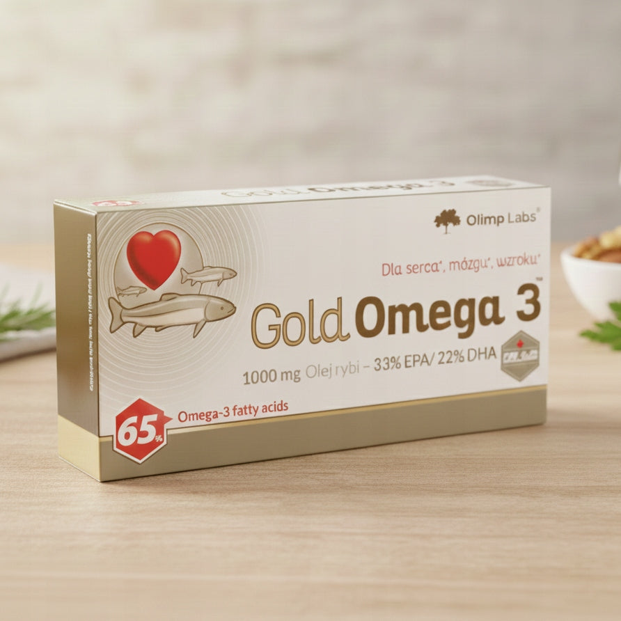 Olimp Gold Omega 3, capsules, 60 pcs. – fatty acids, immunity Manufacturer code 5901330013065