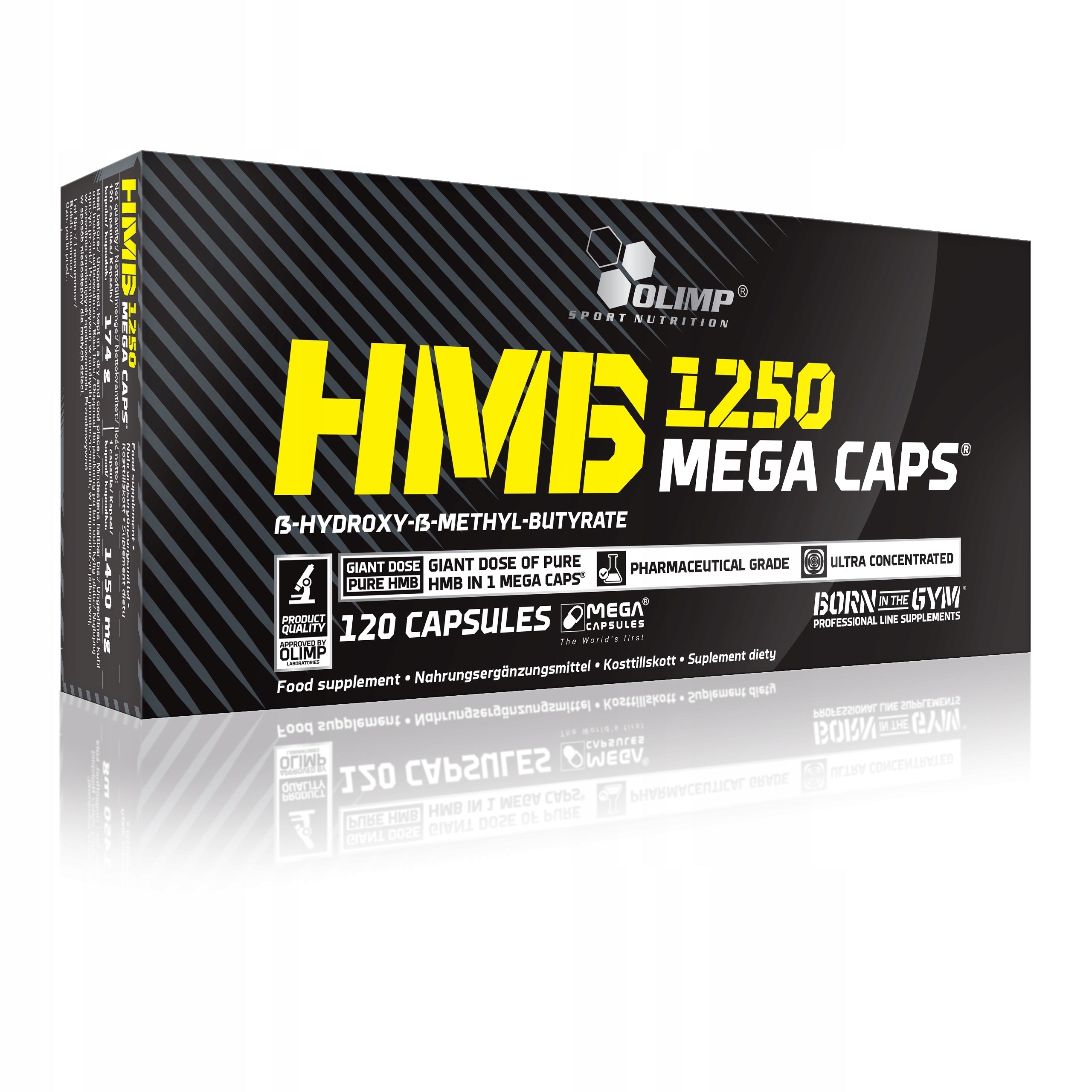 Olimp HMB MEGA CAPS 1250mg 120caps REGENERATION AFTER TRAINING