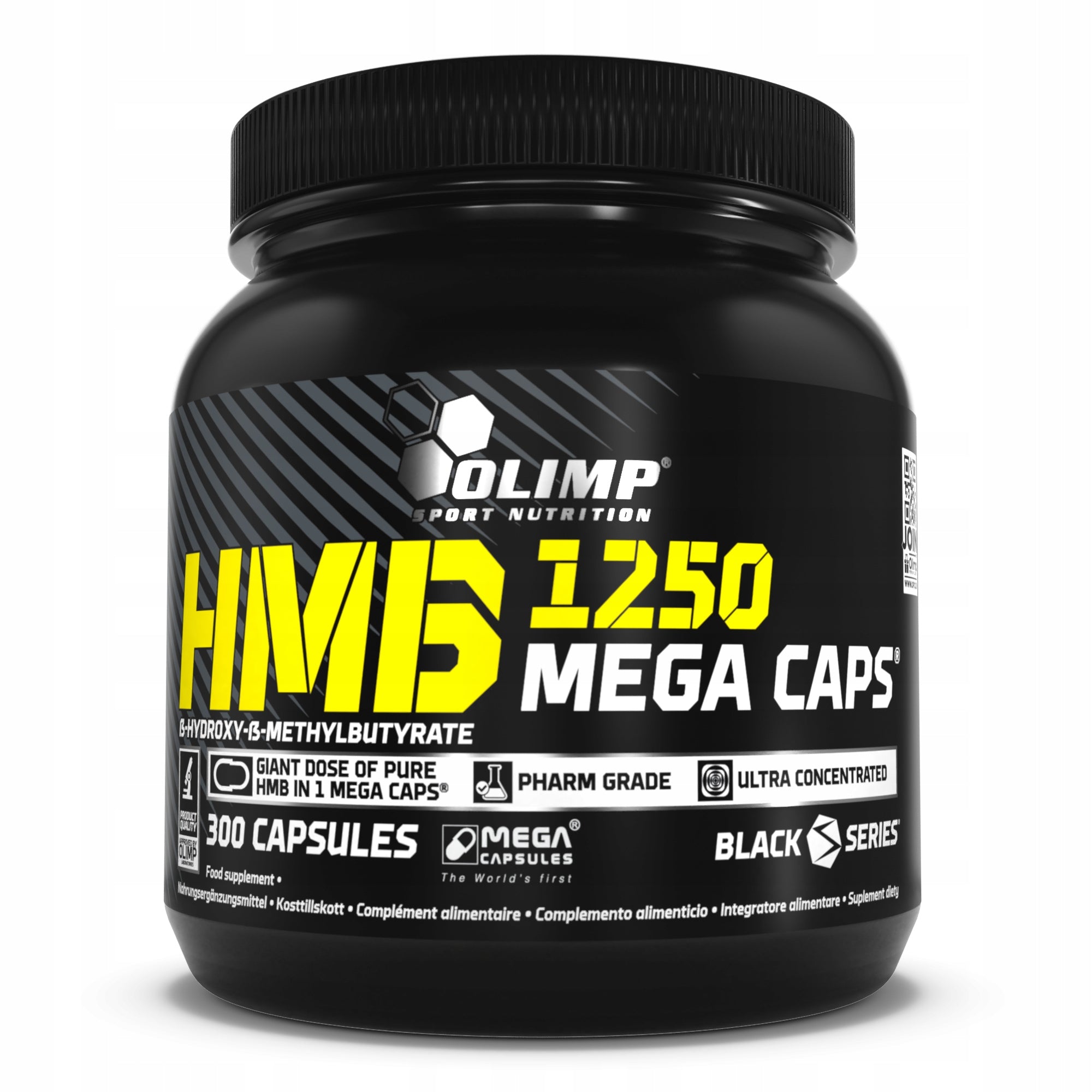 Olimp HMB MEGA CAPS 1250mg 300caps POST-WORKOUT REGENERATION