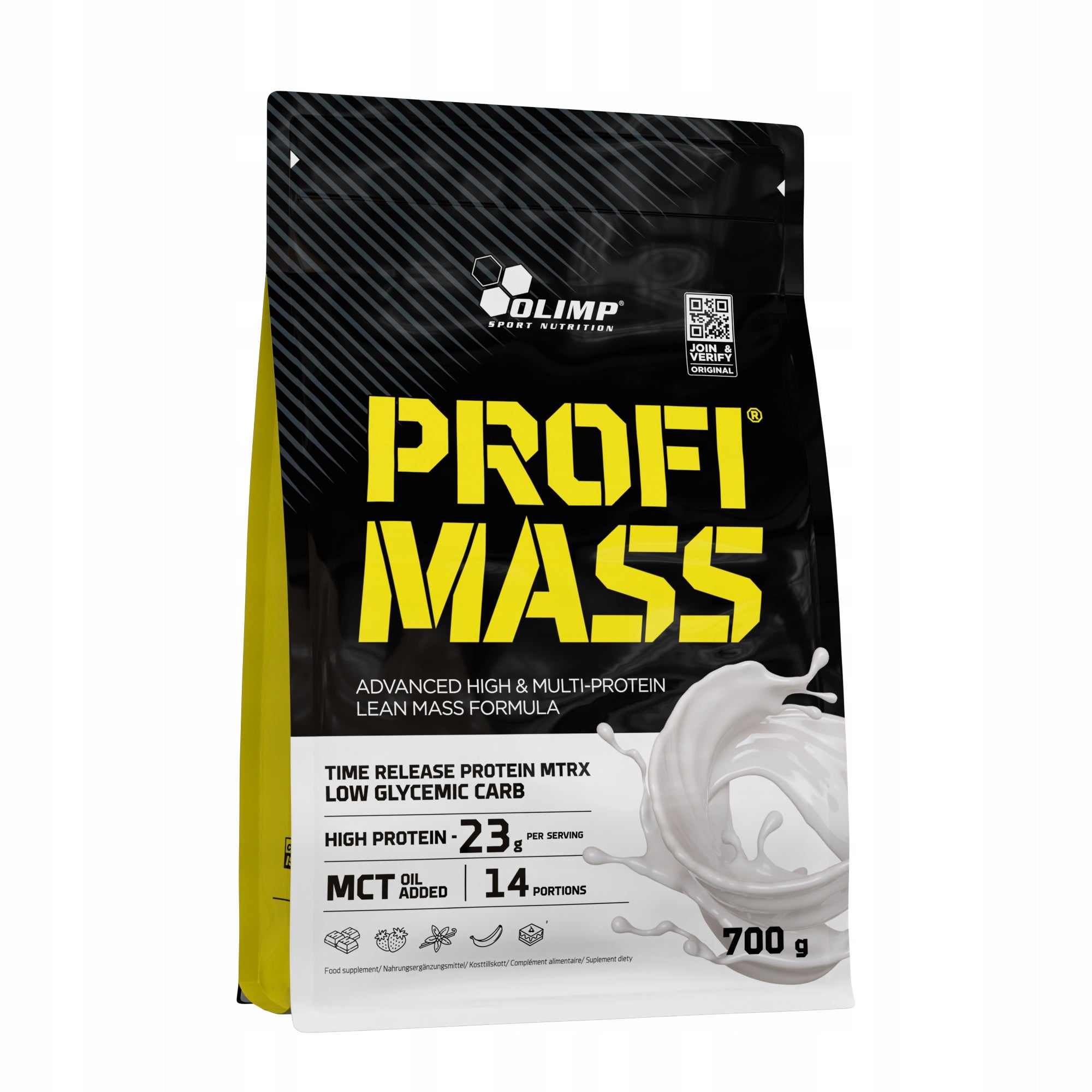 Olimp Profi Mass 700G bulk chocolate flavor