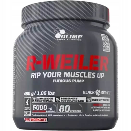 Olimp R-WEILER 480g ARGININA CITRULLINE REDWEILER Fruit punch EAN (GTIN) 5901330085659