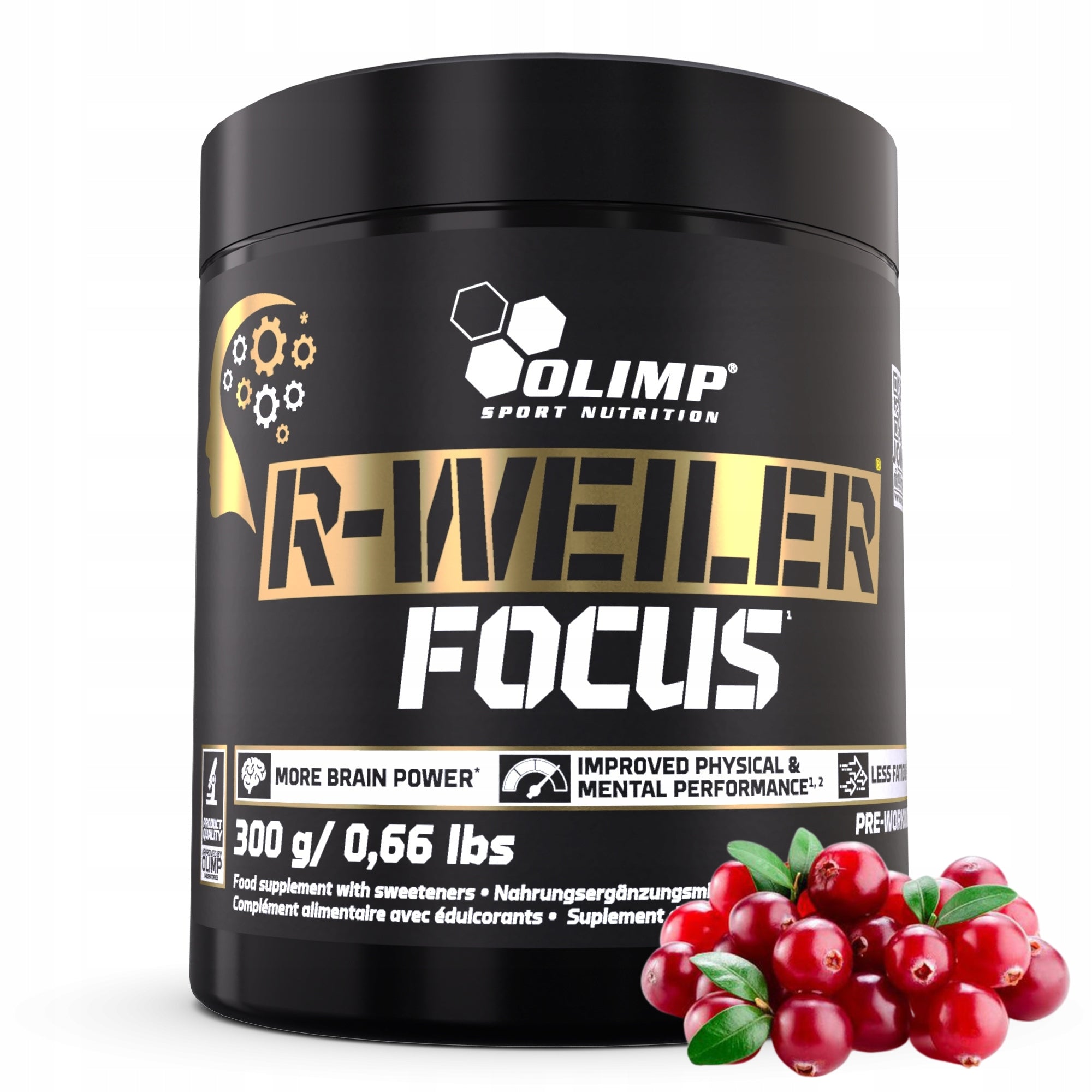 Olimp R-WEILER FOCUS 300g PRE WORKOUT CITRULLINE Cranberry CONCENTRATION