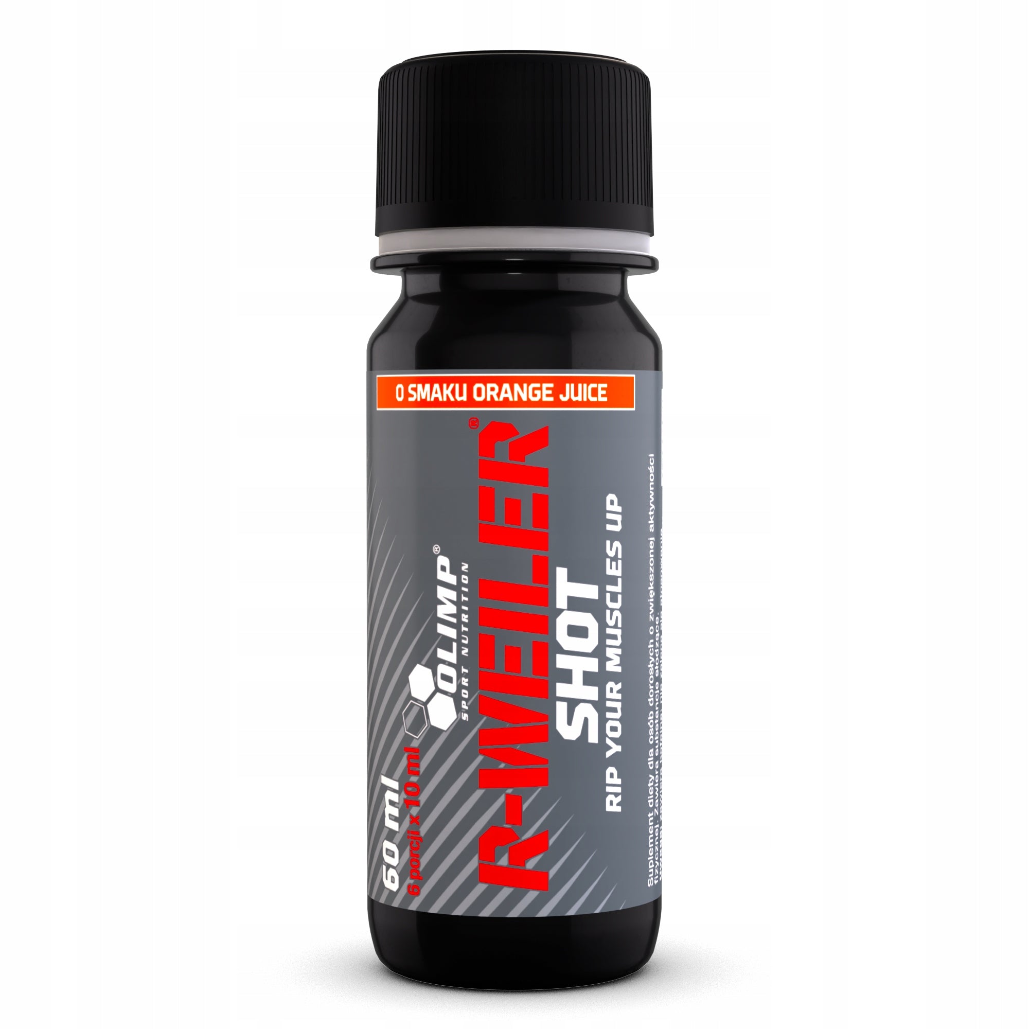 Olimp R-Weiler Shot 60 ml orange flavoured Expiration date at least 3 months from the date of purchase