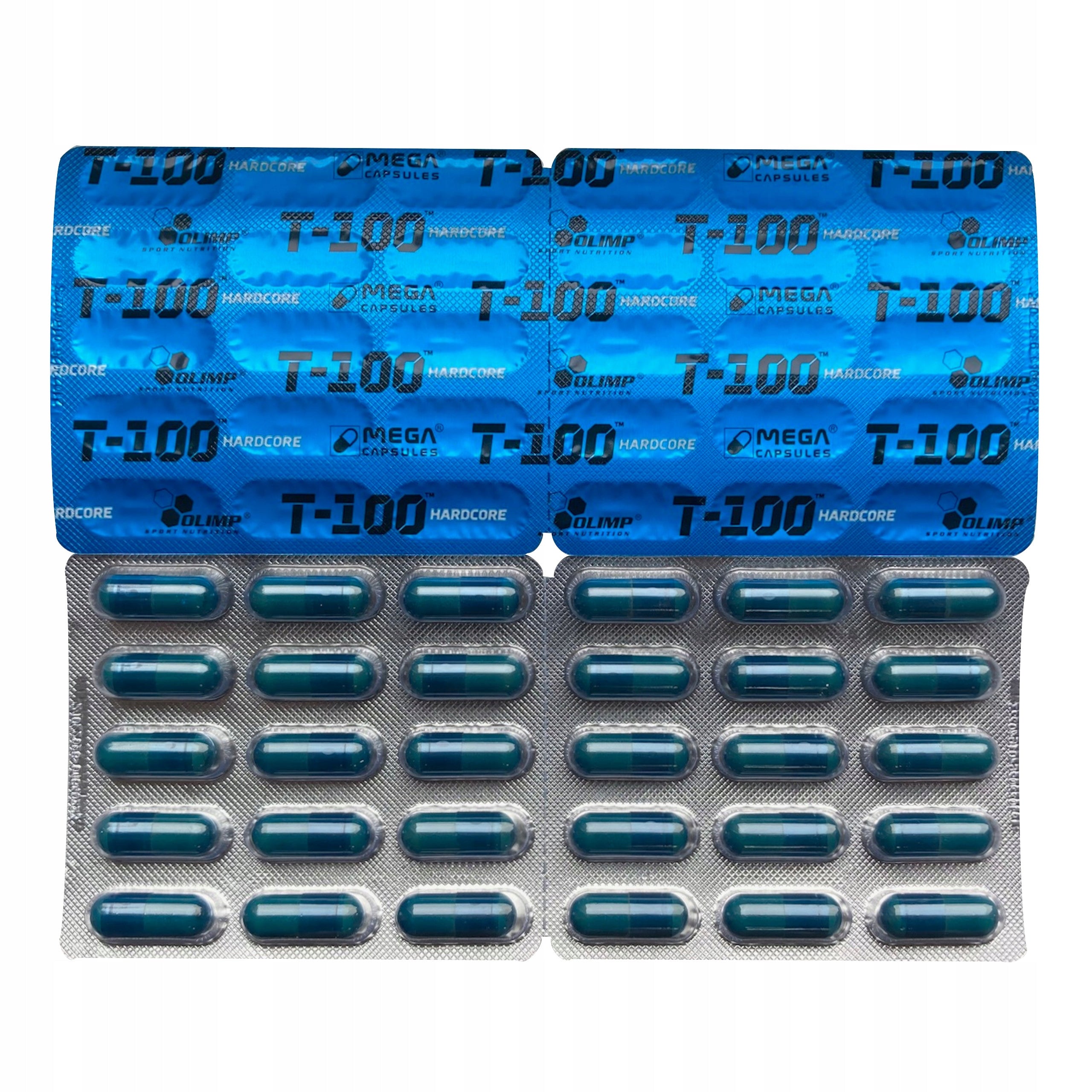 Olimp T-100 Hardcore Mega Caps 120 kaps. Brand Olimp