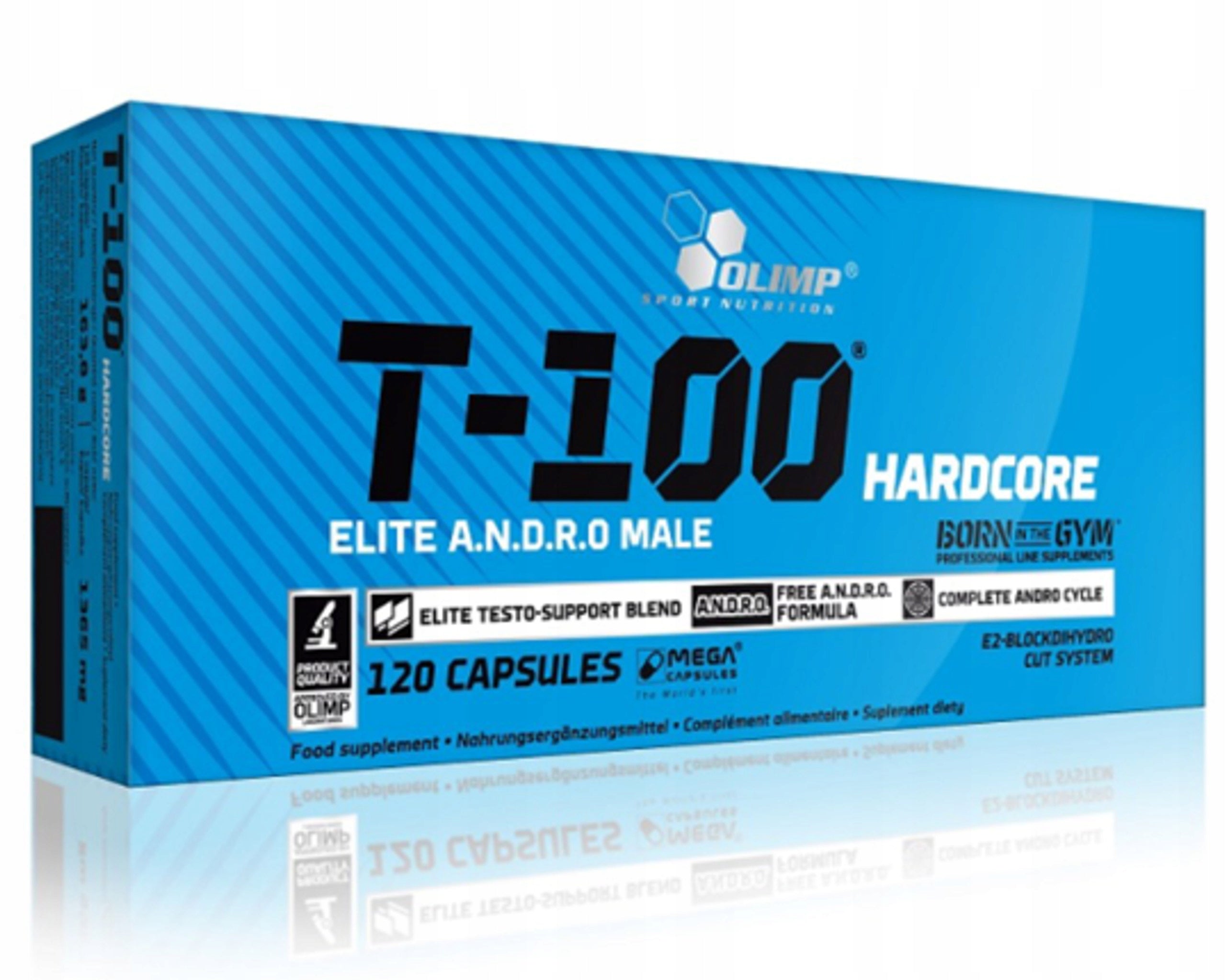 Olimp T-100 Hardcore Mega Caps 120 kaps. Form capsules