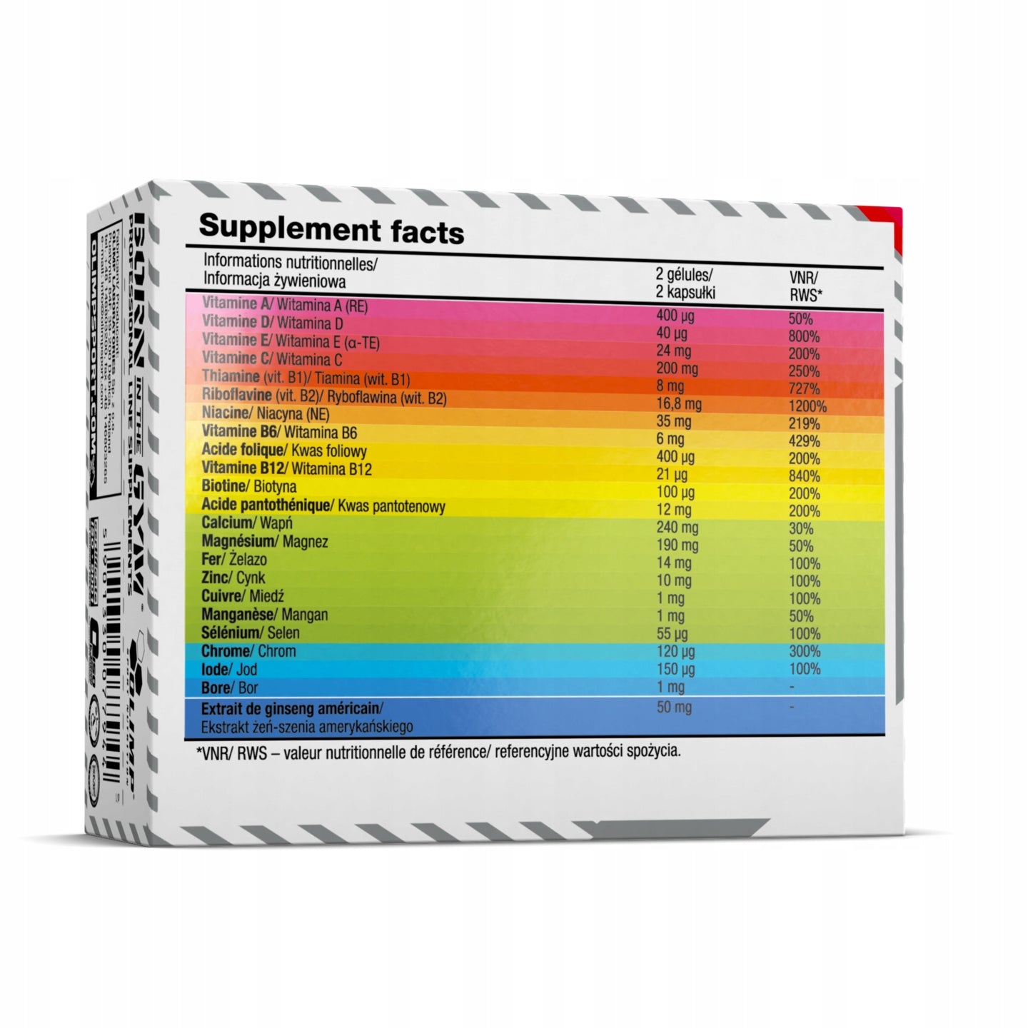 Olimp Vita-Min One vitamins Sport 60 capsules Expiration date at least 1 year from the date of purchase