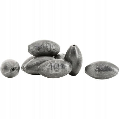 Olive weights with hole Packaging status original