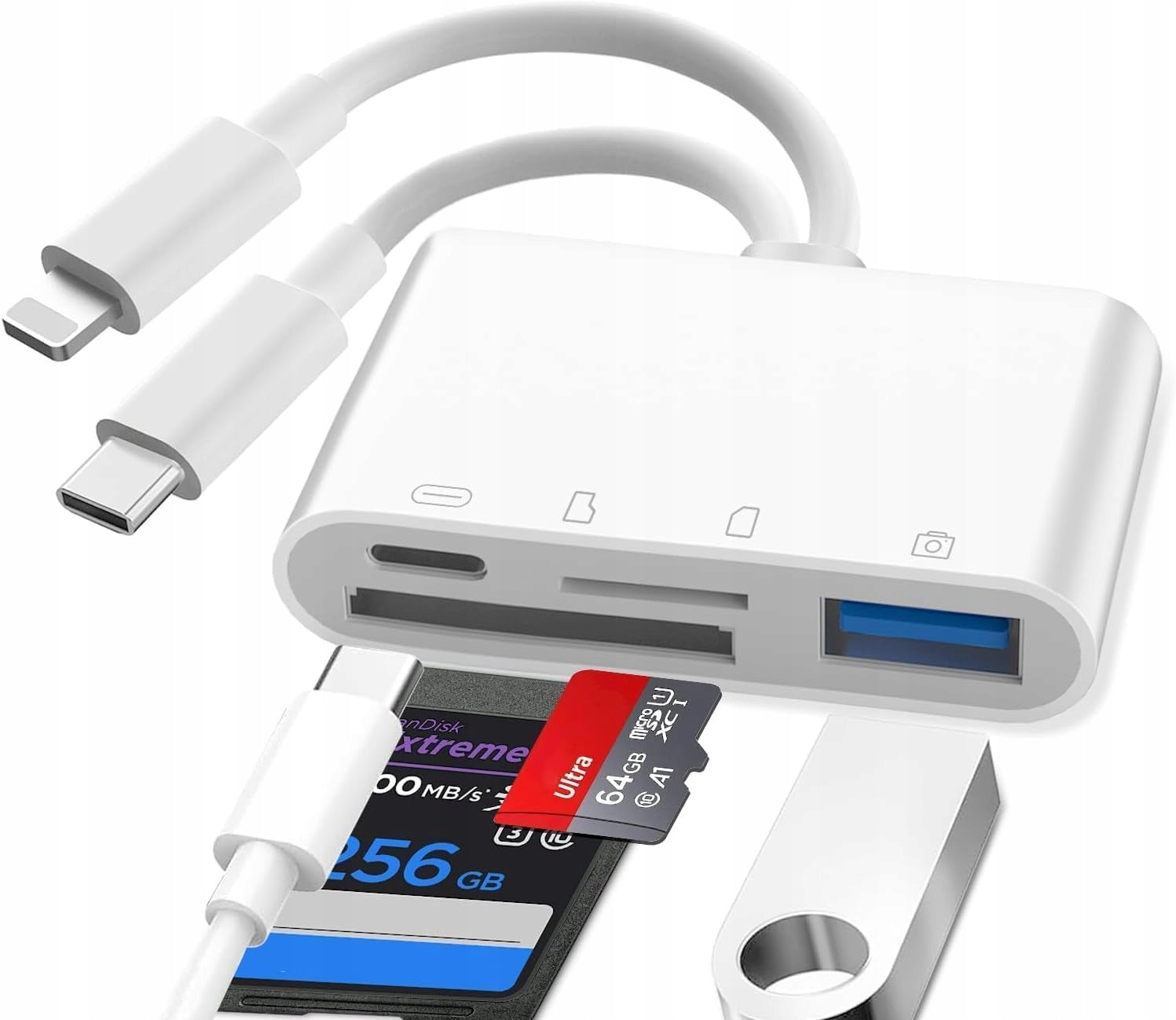 Oliveria USB C Card Reader SD Card Adapter SD Card Reader, iPhone 4 in 1