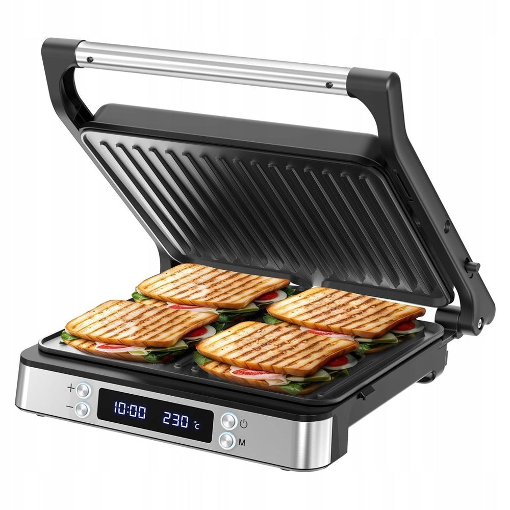 Olvy Grill Kontaktowy XL 4 Tosty z Timerem i Regulacją Temp. 2000W Packaging status original