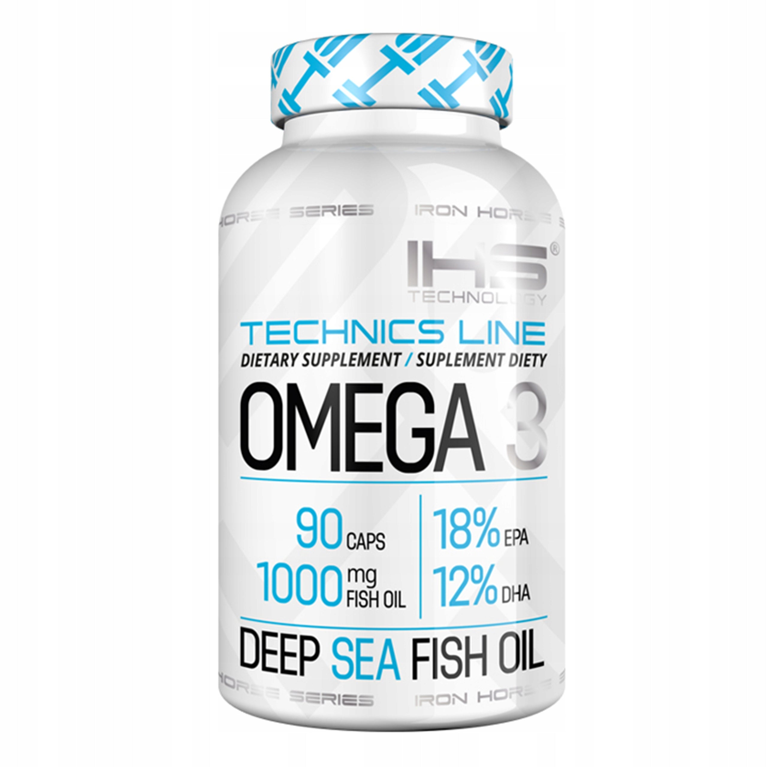 Omega 3 Fatty Acids DHA EPA Heart Vision 90caps IRON HORSE