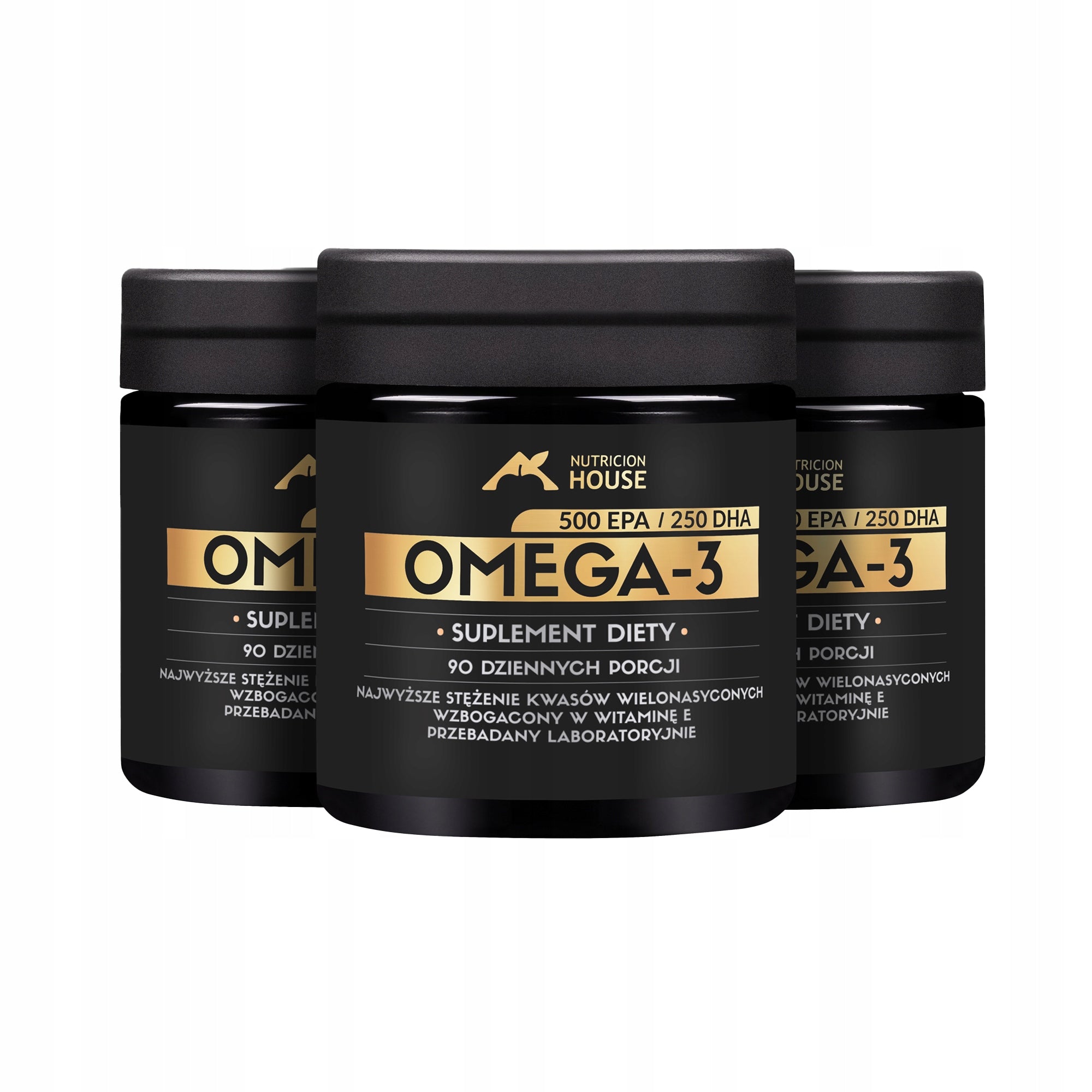 Omega 3 Set of 3 Fish Oil EPA DHA 270 capsules for Heart