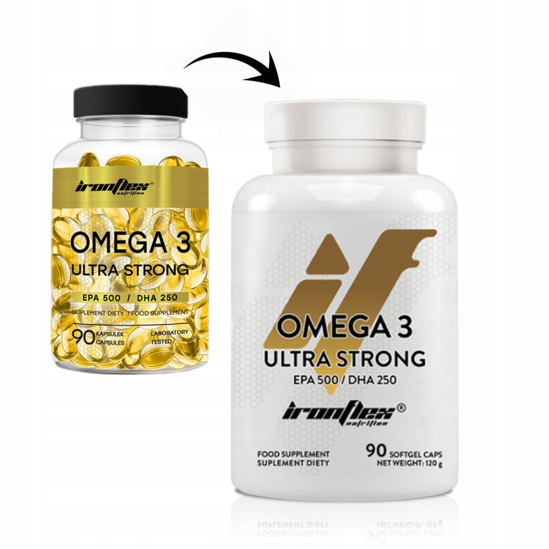 Omega 3 Ultra Strong 750 EPA+DHA GOLD| 90 Softgel | Professional Series| IF Manufacturer code 5904806120427