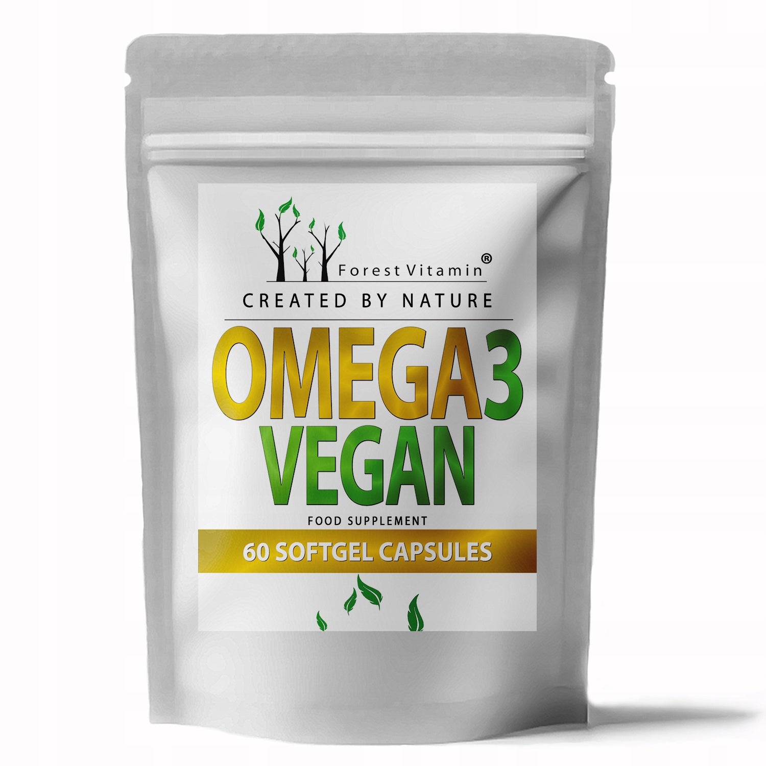 Omega 3 Vegan 60 Capsules FATTY ACIDS HEALTHY FATS HEART IMMUNITY EAN (GTIN) 5904890312180