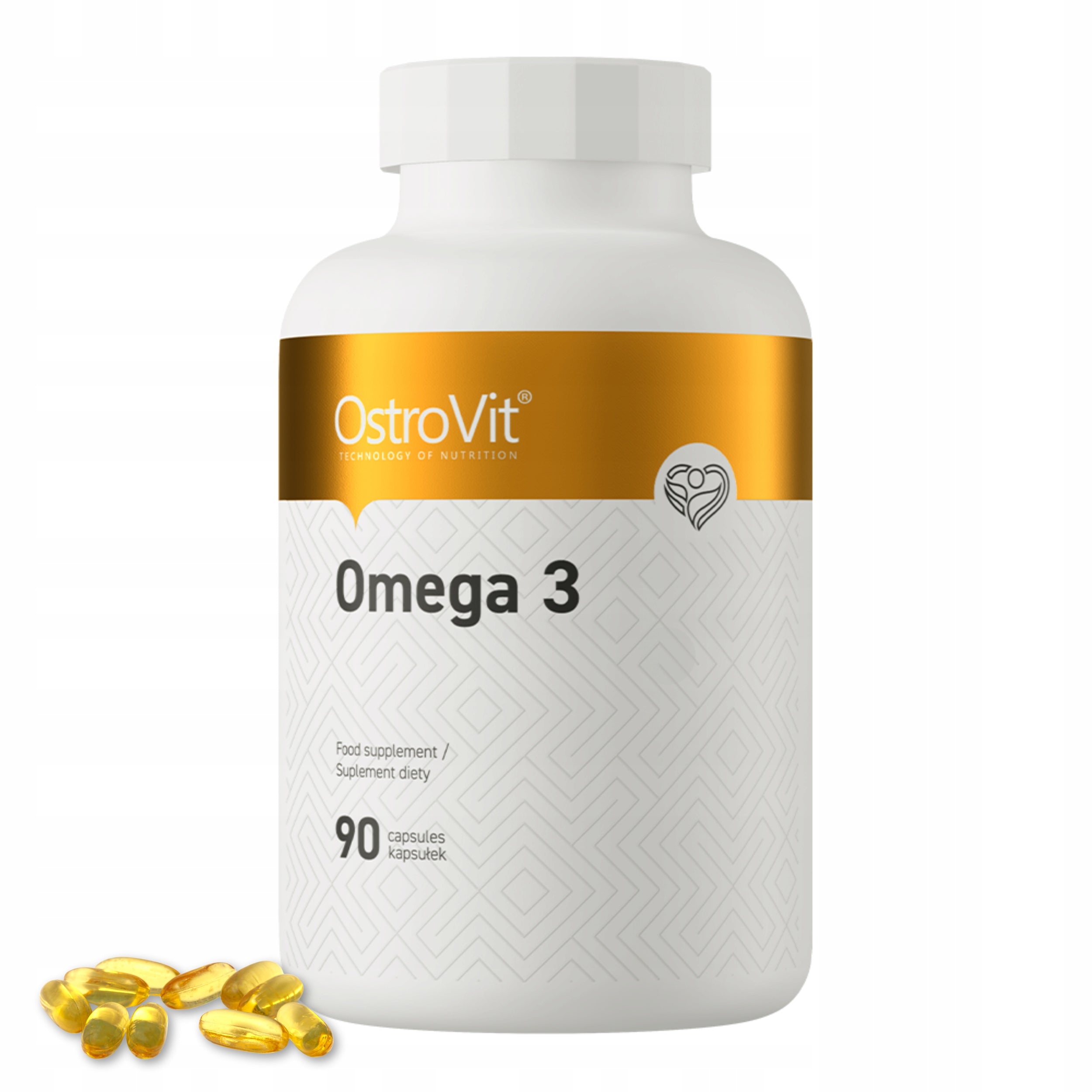 Omega 3 capsules 90 pcs Omega 3 Ostrovit Richness EPA and DHA