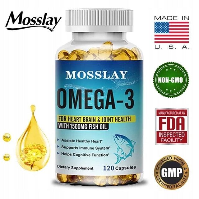 Omega 3 fish oil capsules - triple joint support, brain health... EAN (GTIN) 074283234230