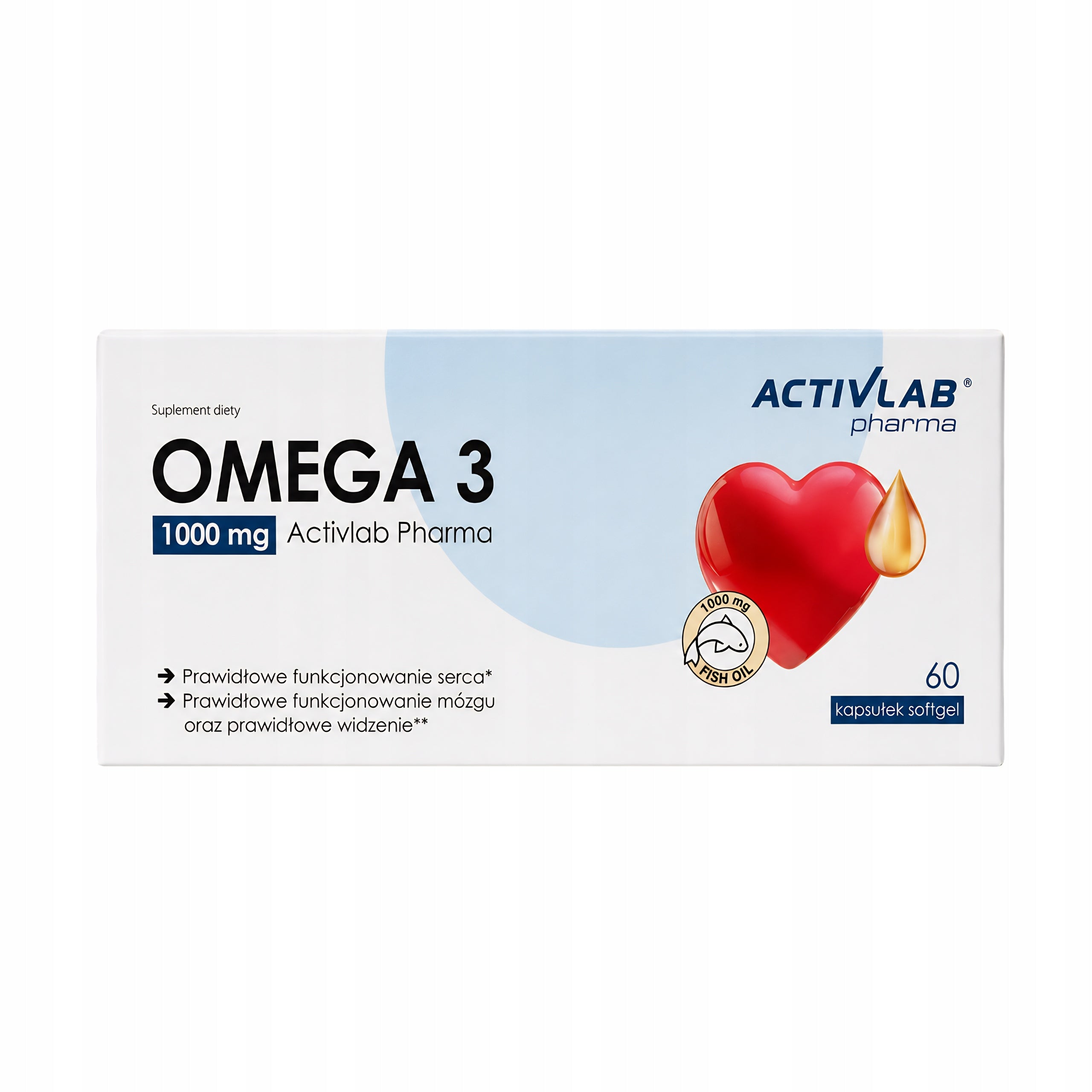 Omega 3 omega-3 1000mg capsules 60 pieces dietary supplement Activlab
