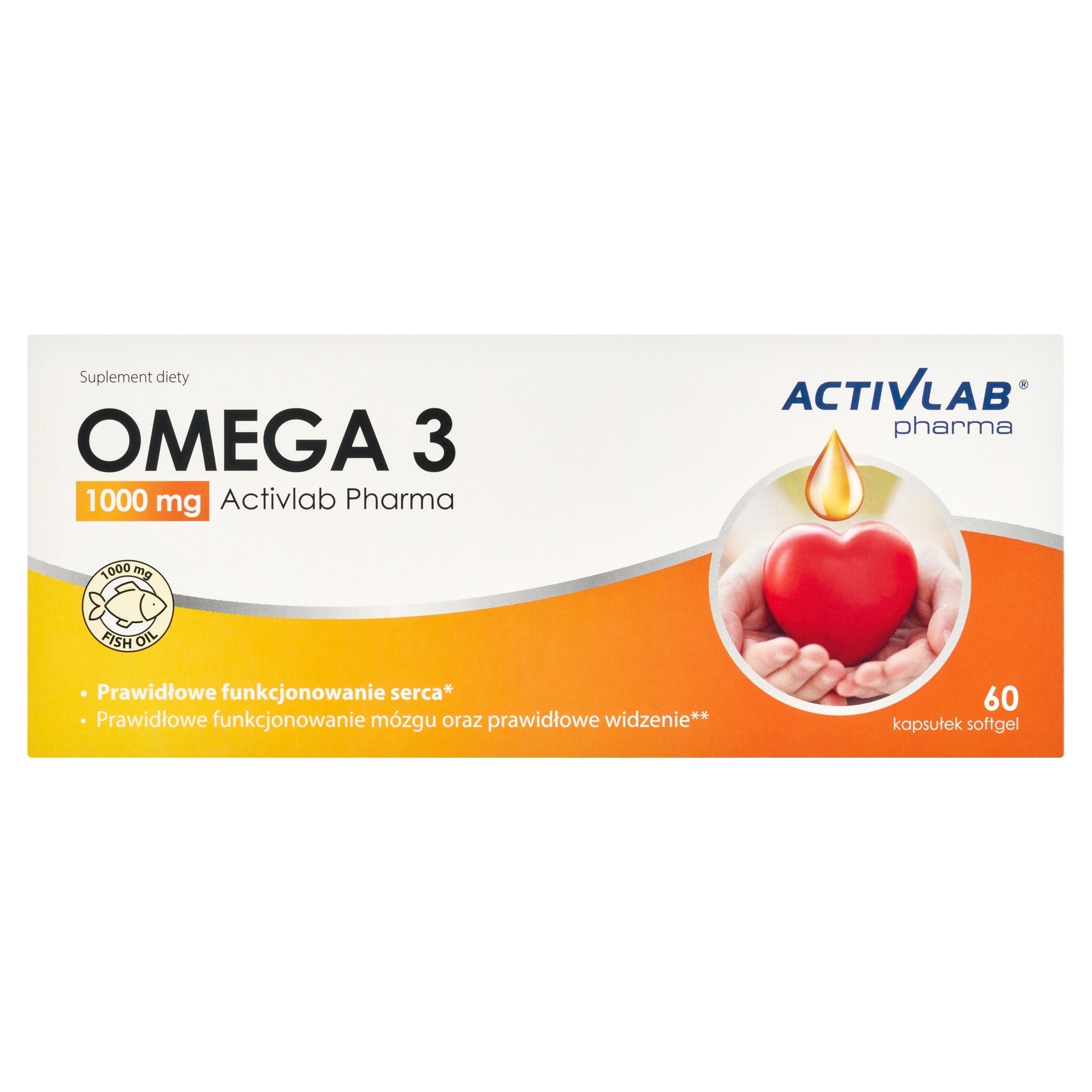 Omega 3 omega-3 capsules 60 pcs. Activlab Expiration date at least 1 year from the date of purchase