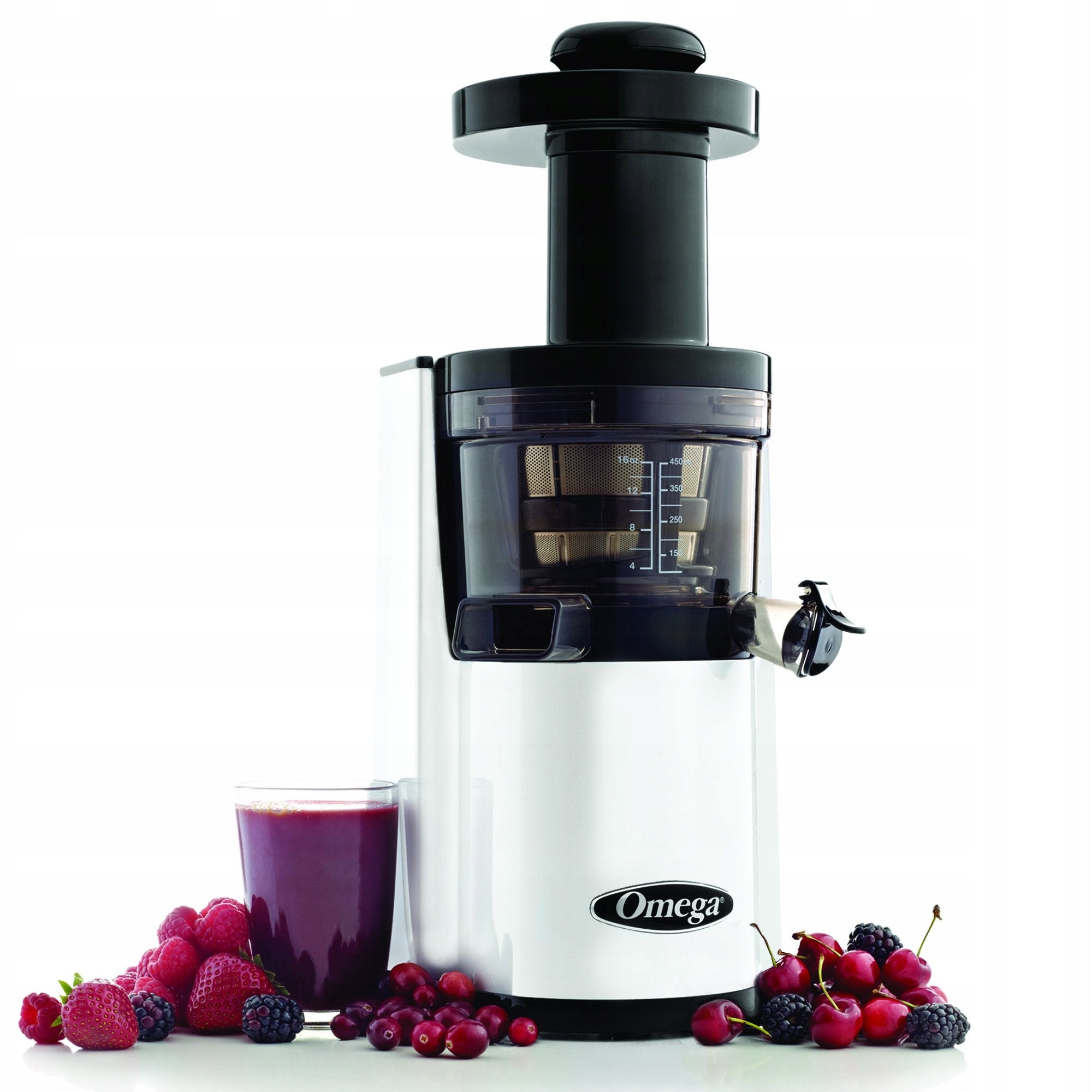 Omega VSJ843RW Vertical Juicer White 1l 150W Steel Brand Nava
