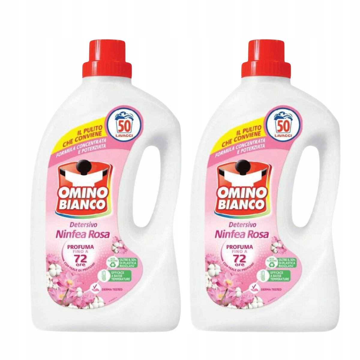Omino Bianco Fabric Washing Liquid Rosa Pink 2L x2