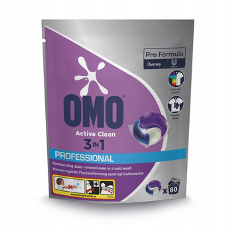Omo Active Clean Caps 3in1-80pcs X4 Trade name other