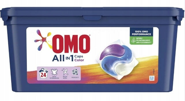 Omo All in One Color Washing Capsules 24 Pieces