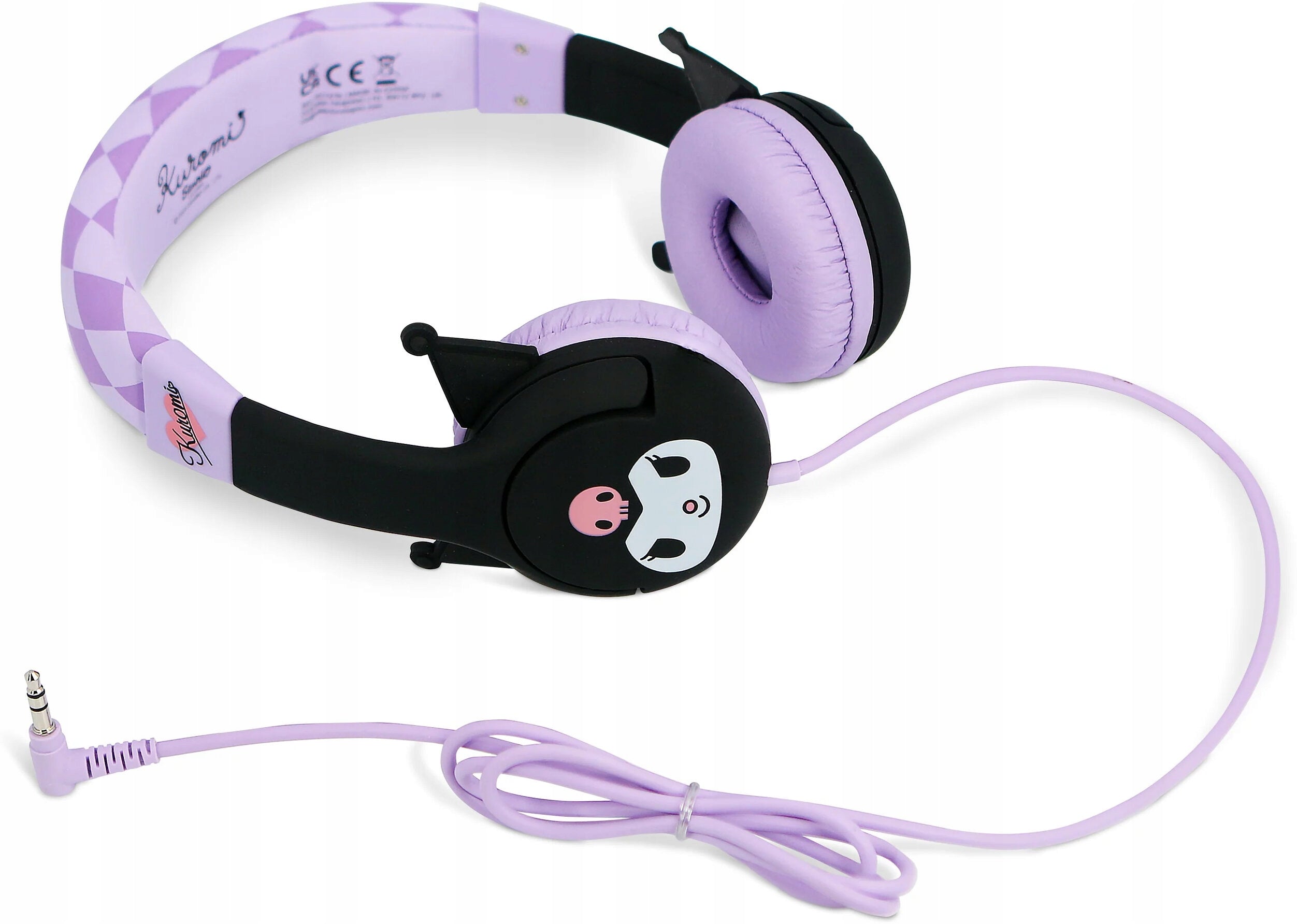 On-ear headphones OTL Kids Kuromi Black and purple Model other