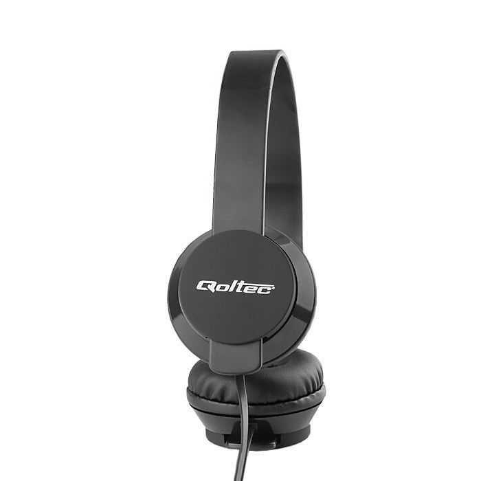 On-ear headphones Qoltec 50811 Additional features system dźwięku: stereo złącze: 3,5 mm minijack