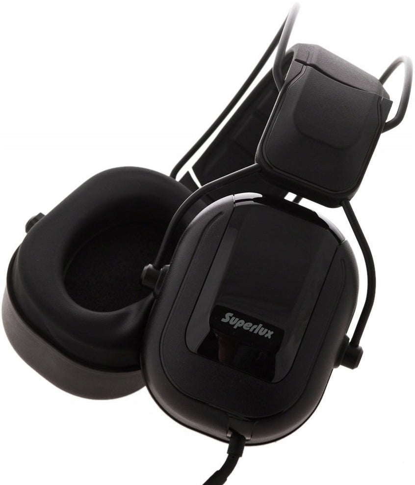 On-ear headphones Superlux HD665 monitor for studio bass players Manufacturer code HD665BK