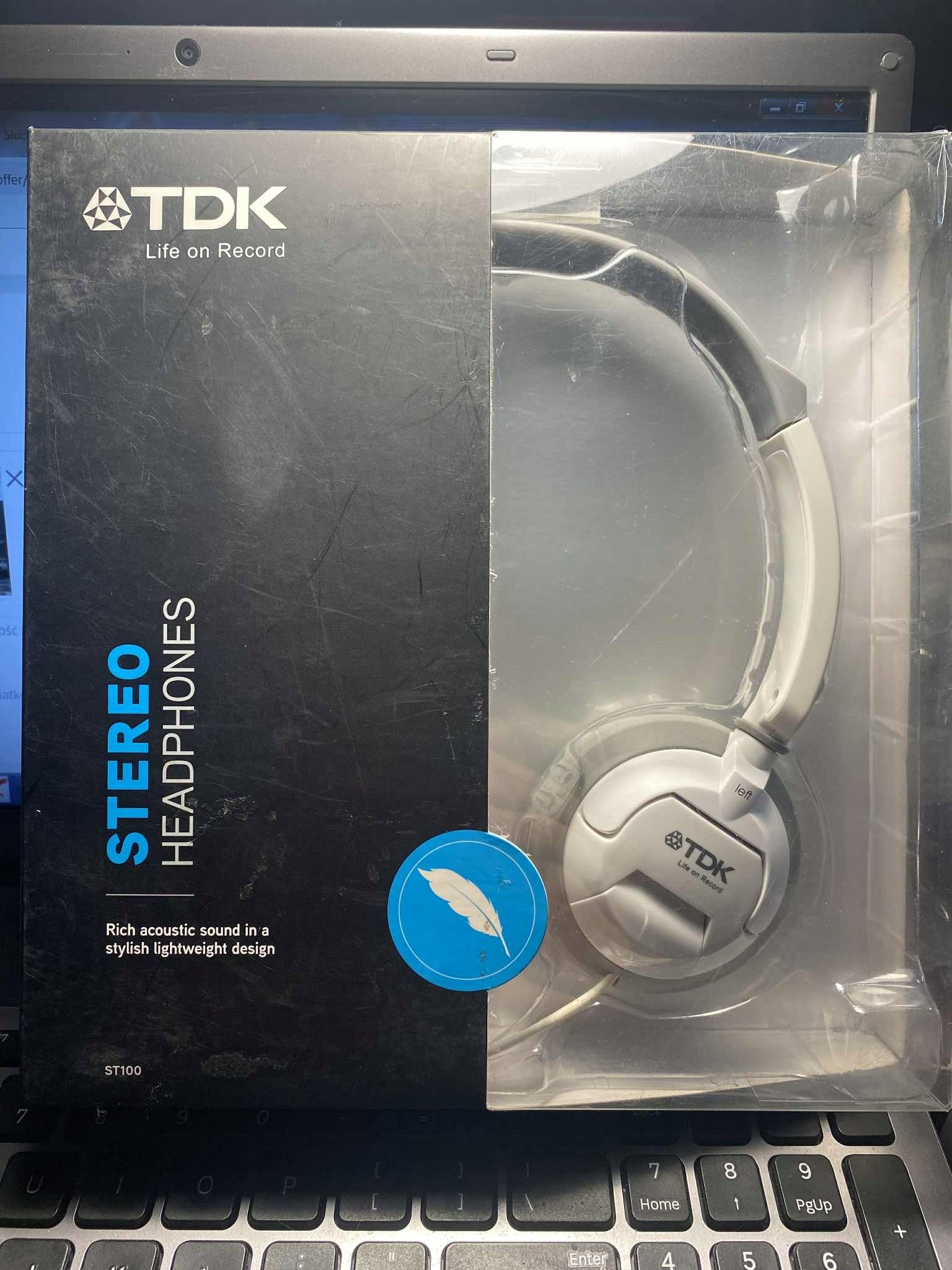 On-ear headphones TDK ST100 WHITE GAMESOFT
