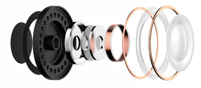 On-ear headphones open Aune SR7000 Packaging status original