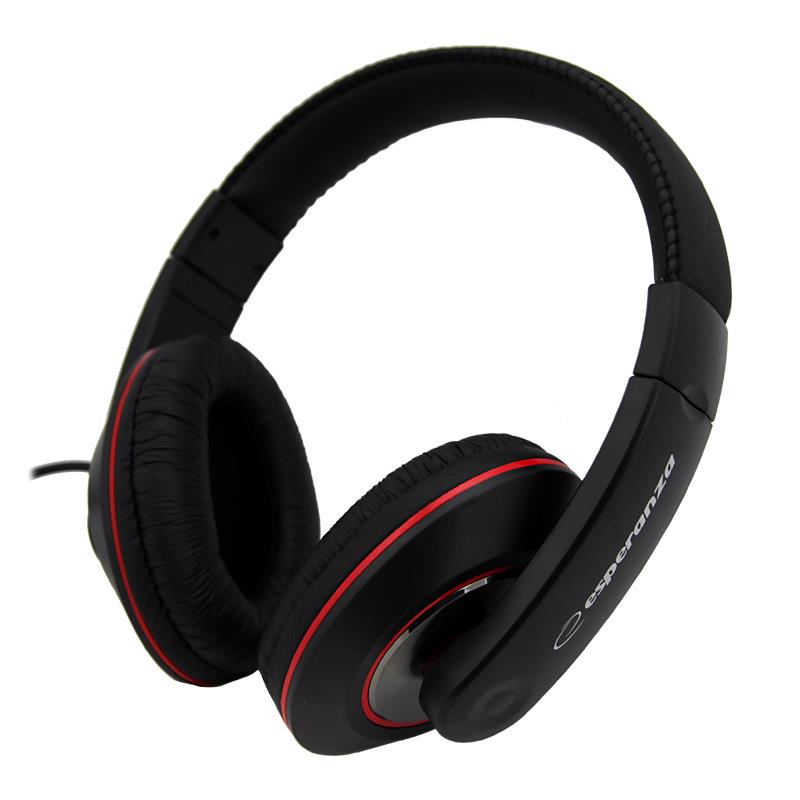On-ear headphones with long cable for TV 5m Jack 3.5 mm Esperanza Packaging status original