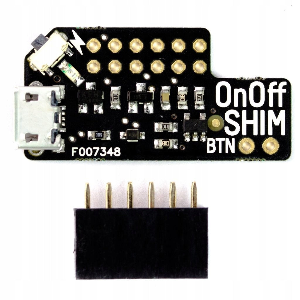 OnOff SHIM - power module with microUSB connector Manufacturer Pimoroni