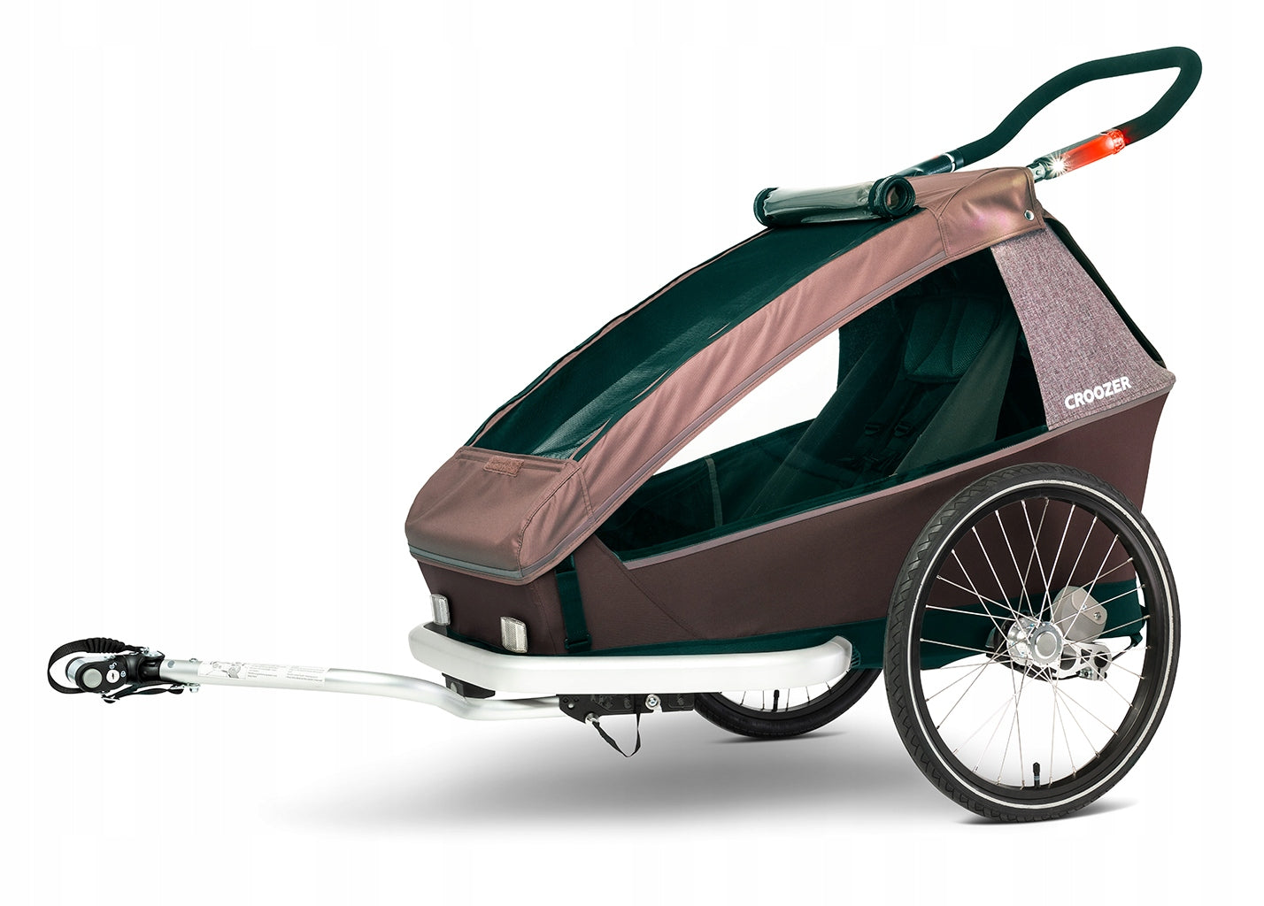One Child Bicycle Trailer Croozer Kid Vaaya 1 Blossom Red Manufacturer code CR-121001122
