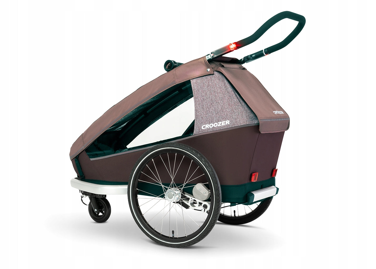 One Child Bicycle Trailer Croozer Kid Vaaya 1 Blossom Red Maximum load 35 kg