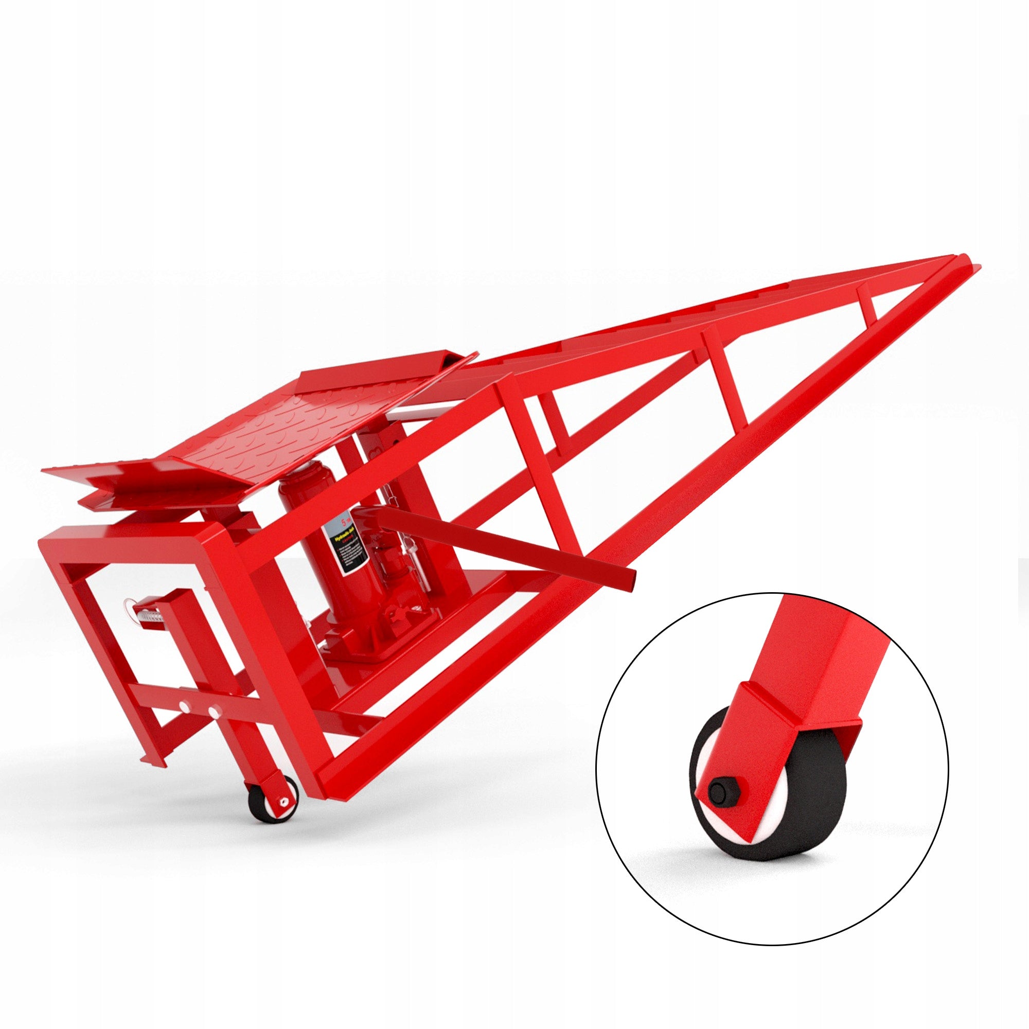 One set of two heavy duty ramps with a lifting capacity of 5 tons (11 065 lbs) Brand no brand
