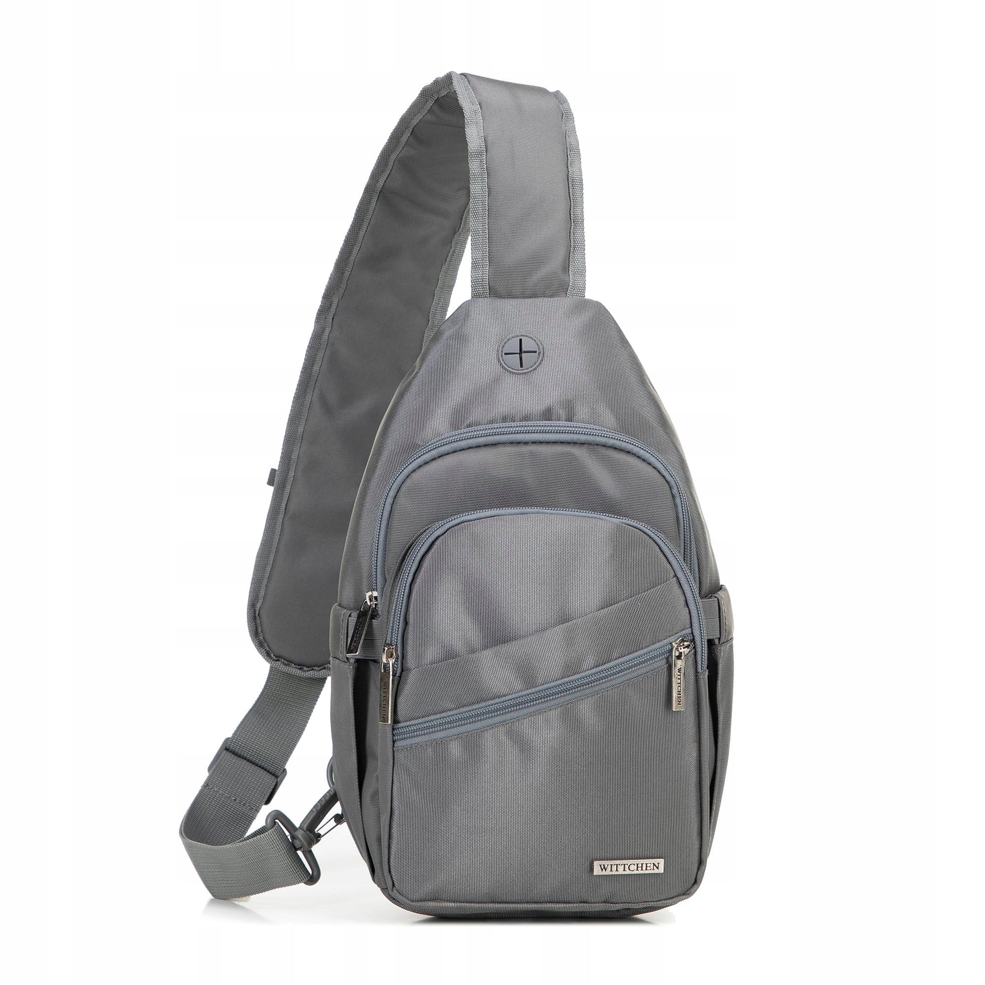 One shoulder backpack WITTCHEN 29-3P-001-01 in polyester grey
