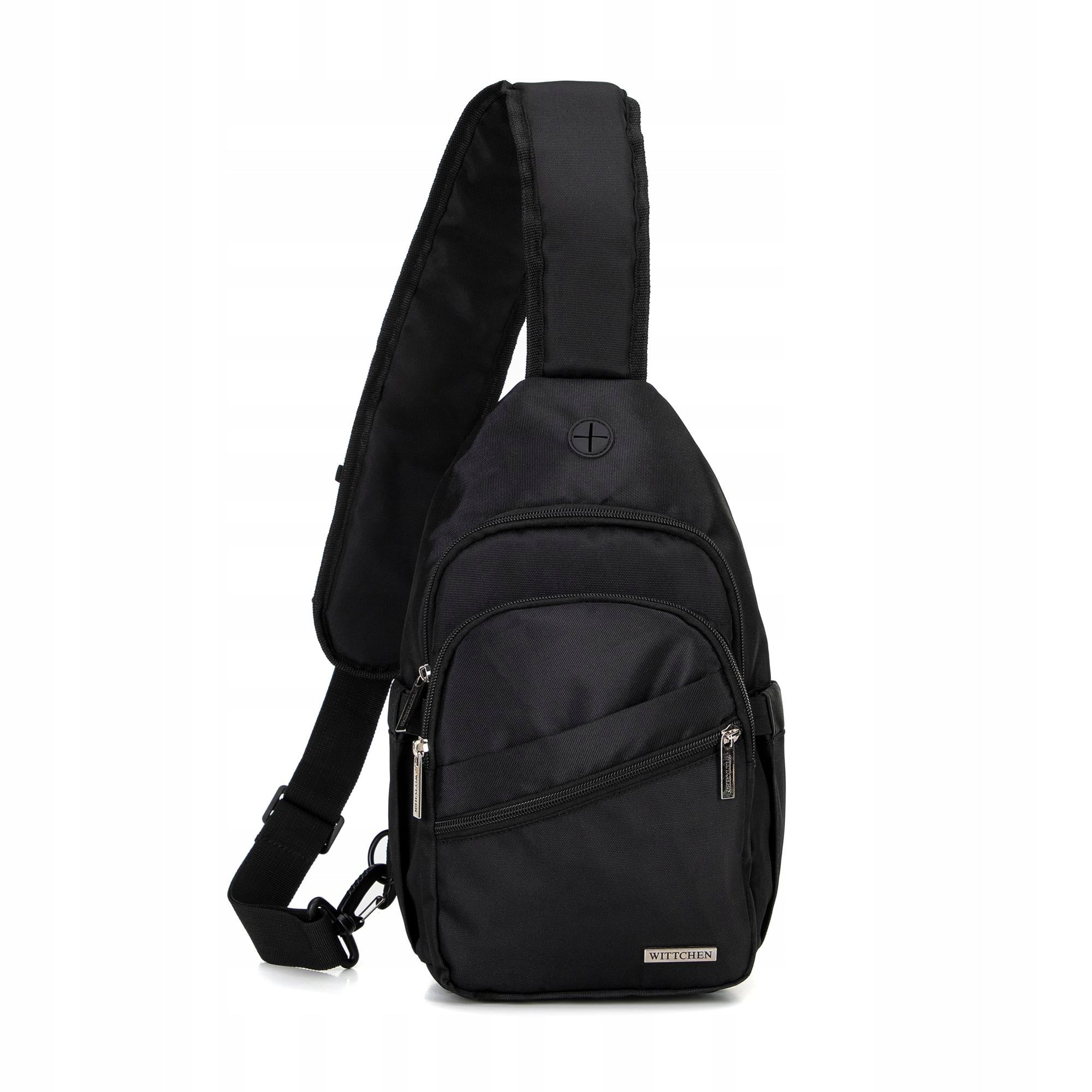 One shoulder backpack WITTCHEN 29-3P-001-10 made of polyester black