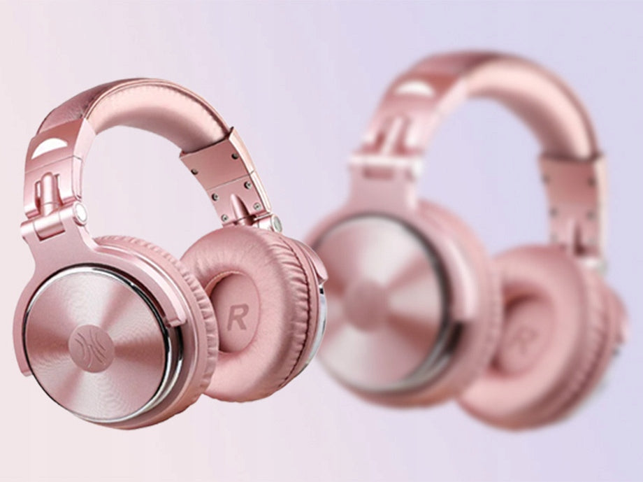 OneOdio Pro 10 Professional Wired Over-Ear Headphones Pink-Gold Manufacturer code Pro 10 Rose Gold