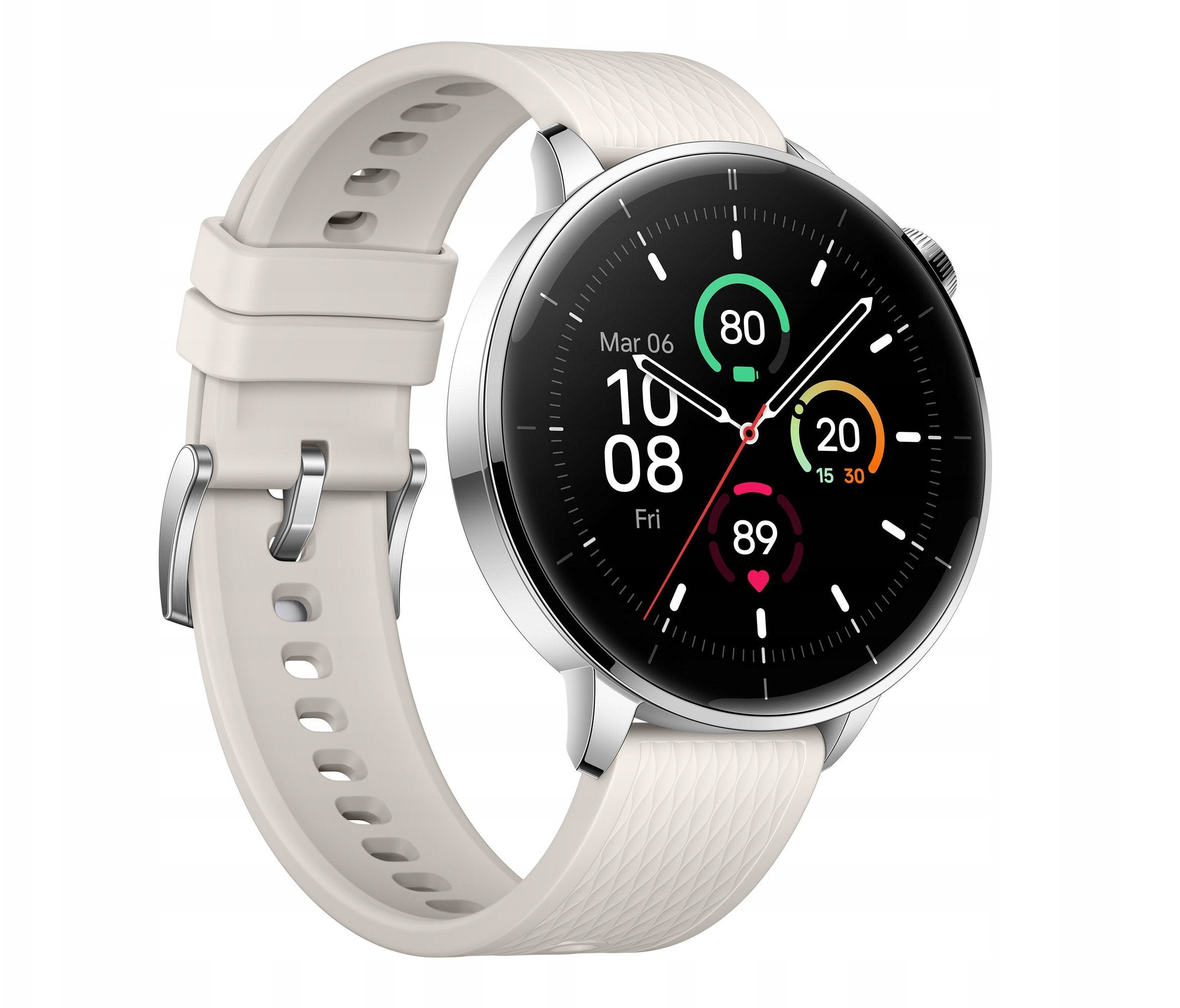 OnePlus Watch 3 smart watch, 43 mm, Silver Steel