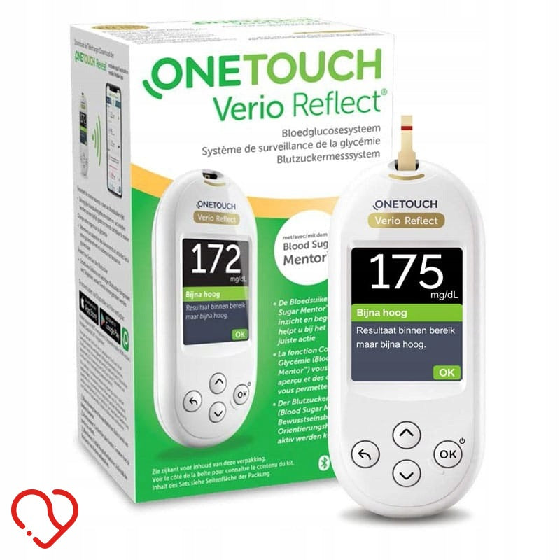OneTouch Verio Reflect PL Bluetooth glucose meter + lancets