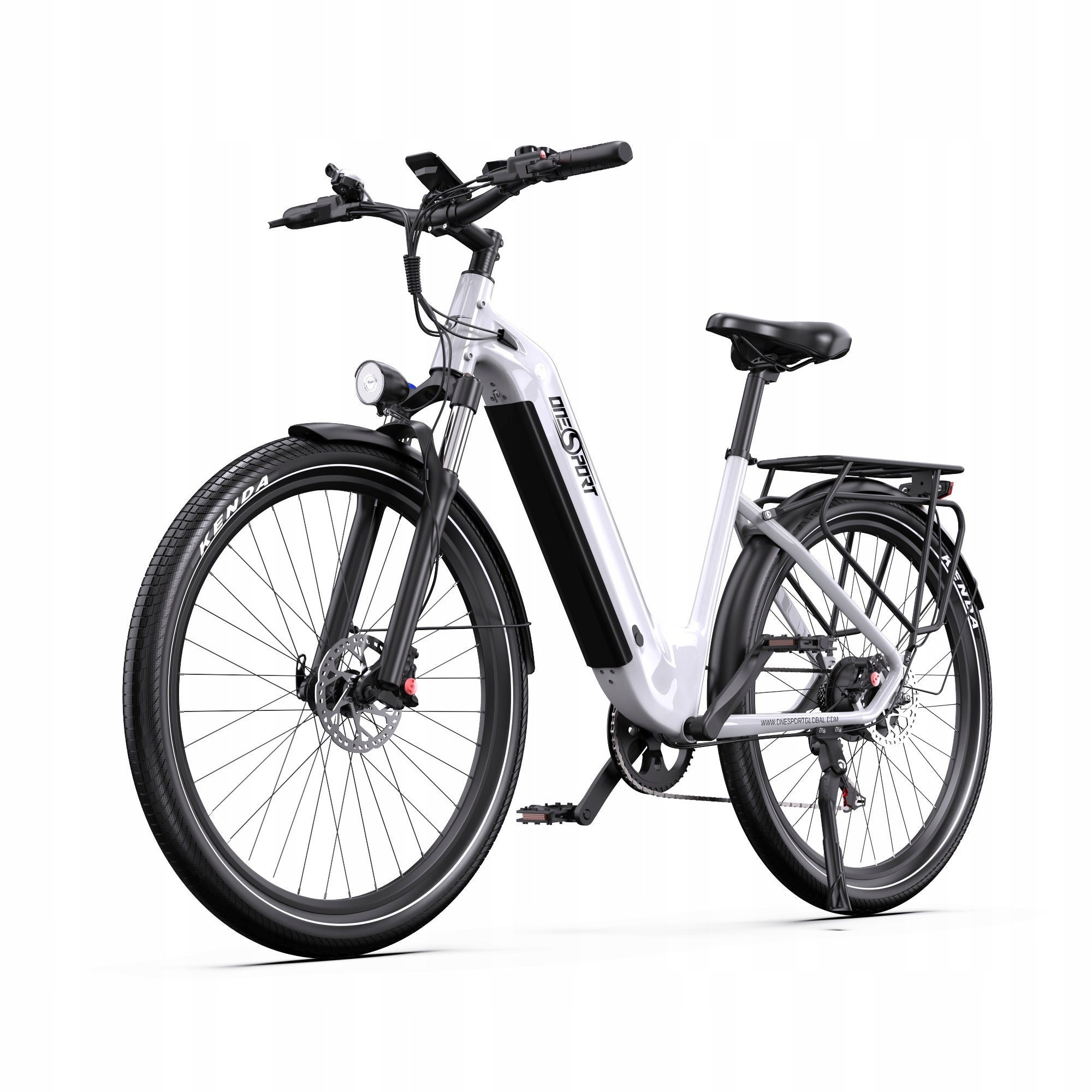 Onesport OT05 Electric Bicycle 250W 18.2Ah 27,5" 25km/h E-bike White Manufacturer code 6932896476420