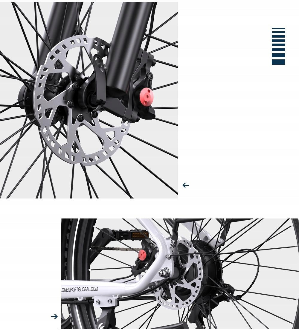 Onesport OT05 PRO E-Bike250W22.5Ah 27.5"25km/h E-Bike Frame size M