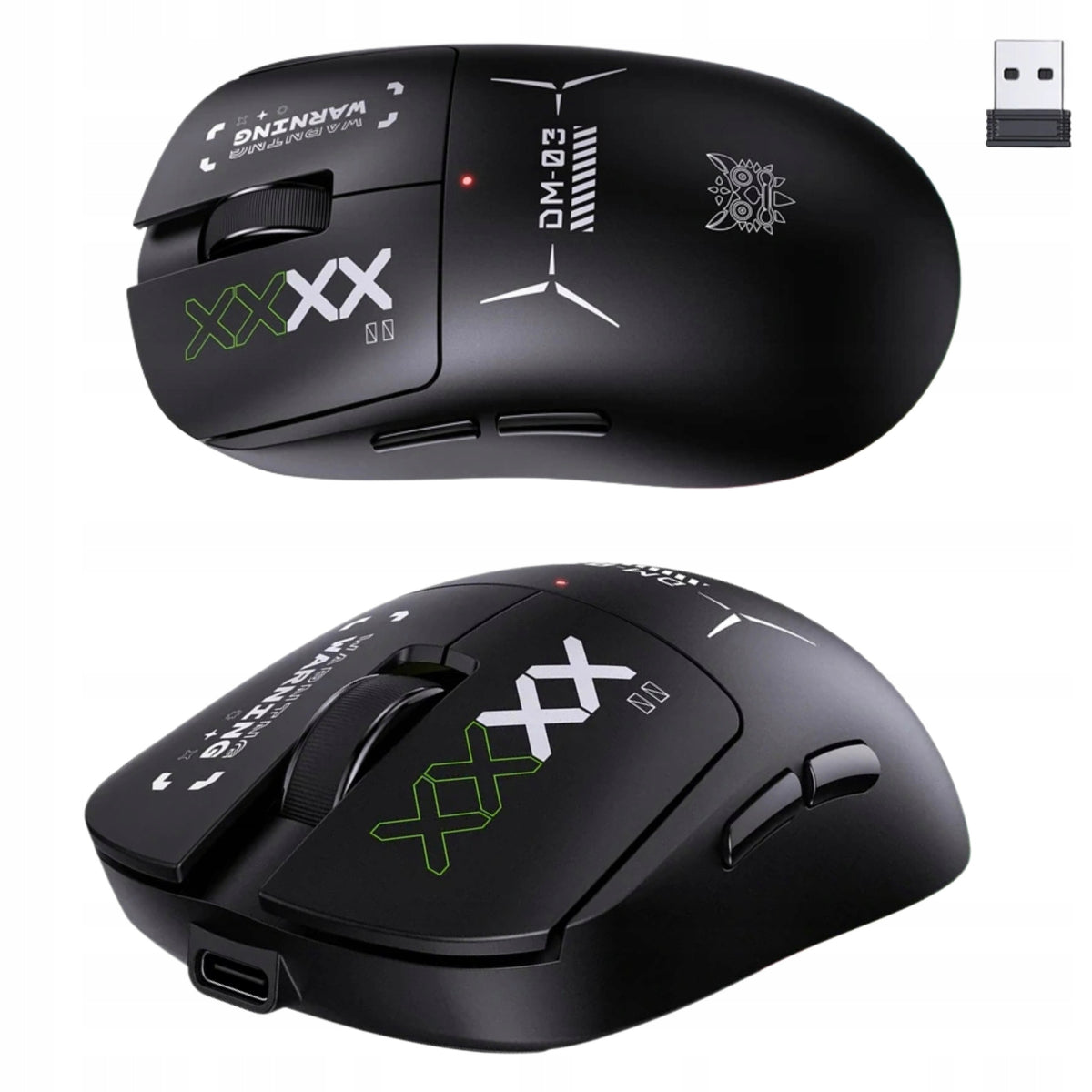 Onikuma DM03 Gaming Mouse Wireless Gaming 24000DPI Bluetooth Black