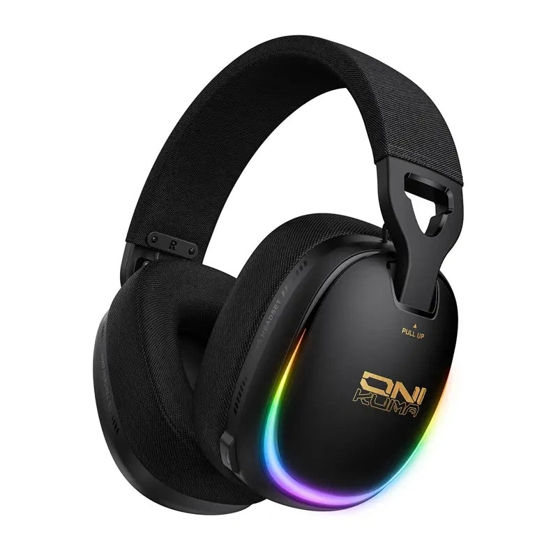 Onikuma GT805 Wireless RGB Gaming Headphones For PC BT Console Games Packaging status original