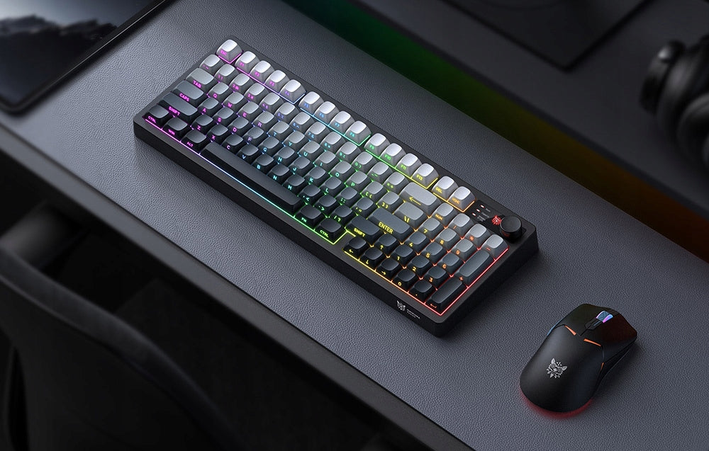 Onikuma MT902 Wireless Gaming Keyboard Membrane RGB Gradient Packaging status original