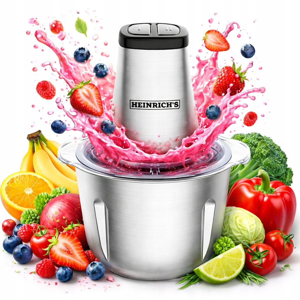 Onion Meat Shredder Electric Vegetables 500W FRUIT STRONG Steel 2L