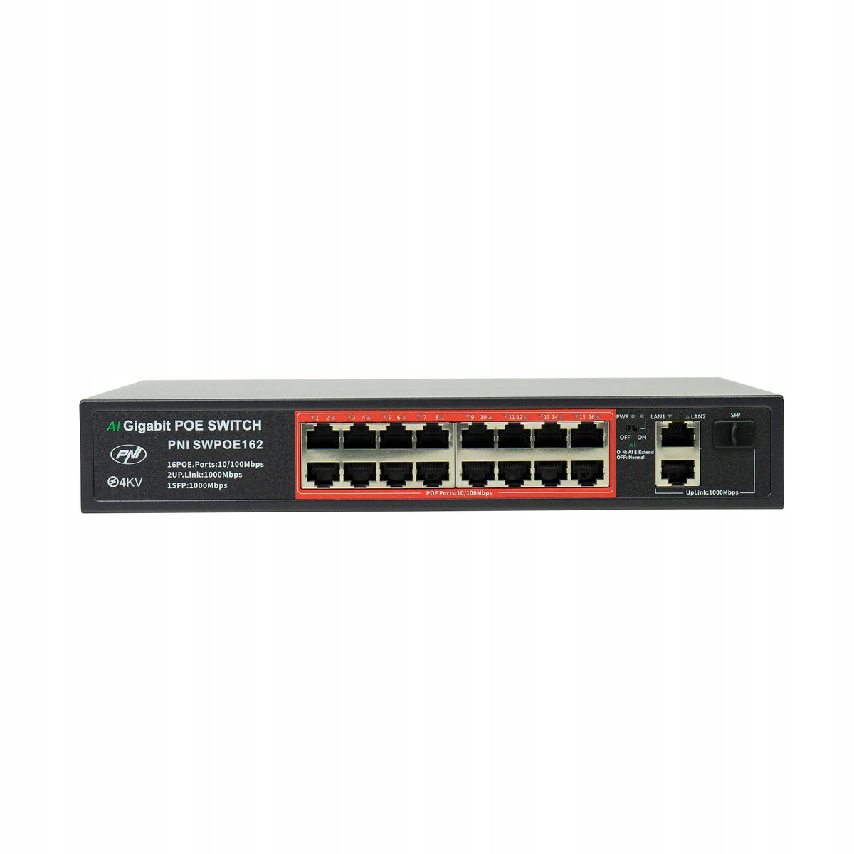 Onlineshop Srl Switch Poe Pni SWPOE162, 16
